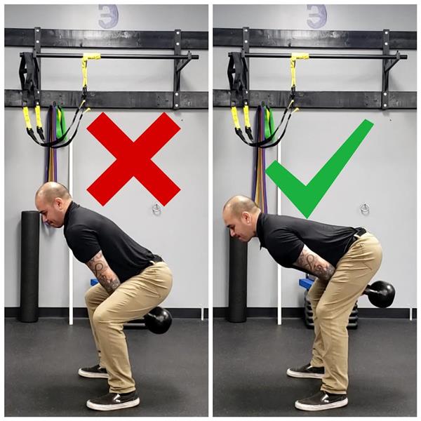 Kettlebell Swing Mistakes Squatting The Swing